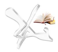 Support pour livre de cuisine en acrylique transparent en forme de X, étagère portable pour la maison, la cuisine, la bibliothèque, le musée, l'école, le travail, les cadres photo d'intérieur, les