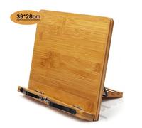 Support pour Livre en Bambou - pupitre de lecture support tablette bois lutrin de lecture,39*28cm
