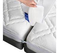 Support pour matelas - Lit de taille king size - Bandes réglables - Largeur de 8 pouces - Blanc