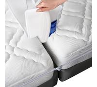 Support pour matelas - Lit de taille king size - Bandes réglables - Largeur de 8 pouces - Blanc