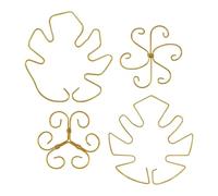 Support pour Monstera | 4 Pièces Tuteur Métallique À Fleurs | Tuteur pour Monstera - Jardin Serre Pelouse Pot Légume Grimpant Aménagement Paysager Exposition