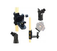 Support pour Niveau Laser avec Adaptateur d’Inclinaison - Filetage 5/8"" | Réglage Angle Précis | Montage sur Perche