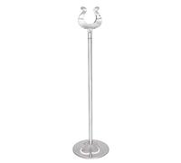 Support pour numéro de table 255 mm en acier inoxydable pour restaurant ou mariage