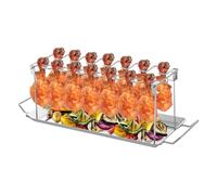 Support pour pattes de poulet - Accessoires de barbecue portables en acier inoxydable - Support de barbecue pour barbecue, pique-nique, camping, fête, cuisine, jardin, cour, maison, cuisine