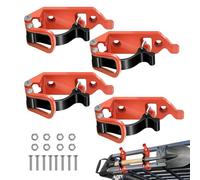 Support pour pelle - 4 pièces à dégagement rapide lourd, rack de stockage outils, 38 cm de long + 418 g, support fibre renforcée - pour mur garage et porte-bagages camion
