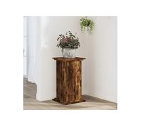 vidaXL Support pour plantes chêne fumé 33x33x60 cm bois d'ingénierie