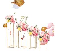 Support pour plantes, de 40 cm à 100 cm de hauteur, forme rectangulaire, fabriqué en métal et en plastique, nécessite un assemblage, structure renforcée avec des tubes