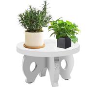 Support pour plantes en bois, pot rond pour intérieur et extérieur