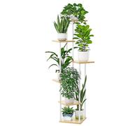 Support pour plantes, étagère à fleurs, pour intérieur, 6 niveaux, étagère à plantes, jardinière à plusieurs étages, en métal, pour extérieur, balcon, décoration de chambre, pot de fleurs, plantes d'i