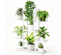 Support pour plantes - Étagère d'angle en métal pour pots de fleurs - 5 niveaux - Pour intérieur et extérieur - Acier robuste avec une base stable - Idéal pour balcon, terrasse et salon