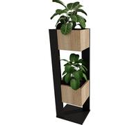 Support pour plantes, jardinière murale, colonne de plantation, jardinière, bac à fleurs surélevé, pot de fleurs, étagères à 2 niveaux, décoration intérieure