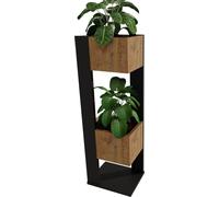 Support pour plantes, jardinière murale, colonne de plantation, jardinière, bac à fleurs surélevé, pot de fleurs, étagères à 2 niveaux, décoration intérieure