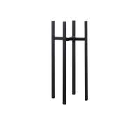 Support pour plantes Mica Decorations Ascot Noir Fer H71xl34xL34cm