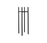 MICA Decorations Ascot Porte-Plante XL - L37,5 x l37,5 x H95 cm - Métal - Noir