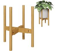 Support pour plantes - Récipient pour plantes - Présentoir à plantes - Largeur réglable - Convient aux pots de 20 à 30 cm - Couleur naturelle