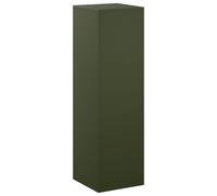 Support pour plantes, vert olive, 30 x 30 x 100 cm, en acier résistant aux intempéries