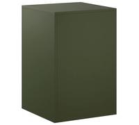 Support pour plantes, vert olive, 40 x 40 x 60 cm, en acier résistant aux intempéries