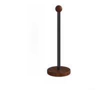 Support pour rouleau de papier essuie-tout pour papier aluminium et éponge avec structure en bois de pin et composants renforcés en acrylique