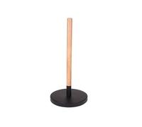 Support pour rouleau d'essuie tout en bois et métal - -