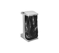 keeeper Support pour sacs poubelle Ole – 60–120 L avec compartiment de rangement – Argent