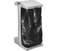 keeeper Support pour sacs poubelle Ole – 60–120 L avec compartiment de rangement – Argent