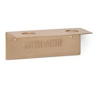 Support pour savons liquides 14 cm, double, or, laiton, Humdakin