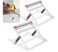 Support pour scie circulaire - Support pour table de scie - Coupe de précision - Hauteur réglable - 55-135 mm - Blanc