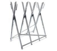 Support pour scie, pliable, en acier galvanisé, capacité de 150 kg, avec 4 supports