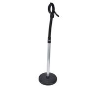 Support pour sèche-cheveux à rotation à 360°, col de cygne, hauteur réglable, col flexible, socle robuste, support mains libres pour sèche-cheveux