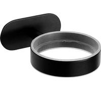 Support pour sèche-cheveux en acier - Support pour sèche-cheveux - Noir
