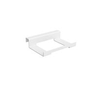 Support pour sèche-cheveux/fer à repasser LLOYD blanc mat 140 x 32 x 106 mm - SALGAR 97661