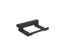 Support pour sèche-cheveux/fer à repasser LLOYD noir mat 140 x 32 x 106 mm - SALGAR 97668