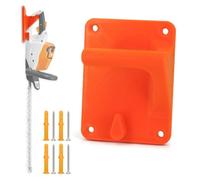Support pour STIHL HSA Cisailles de haie sans Fil - Fixation Murale 90x120mm, Extrusion 35mm, Conception à 4 Points, Cintre à Outils pour Garage Atelier avec Vis à Enclenchement, Facile à Installer