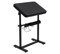 Support pour tatouage - Socle indépendant pour repose-bras - Réglable en hauteur de 66 à 98 cm - Boîte de rangement - Pieds antidérapants - Capacité de charge jusqu'à 50 kg - Noir