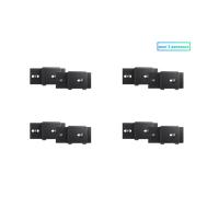 Support pour toit en pente (bitume et métal) pour 2 panneaux