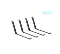 Support pour toit plat et jardin 2 paires pour 2 panneaux