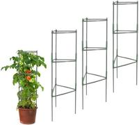 Support pour tomates, ensemble de 3 tuteurs pour plantes grimpantes, avec structure pour légumes - Structure réglable pour tomates