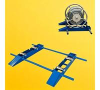 Support pour touret de câble de grande capacité, porte-bobines | Distributeur de bobines de câble en acier industriel, capacité jusqu'à 3 000 kg, Largeur réglable(3t 1.5m)