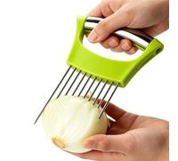 Support pour Tranche-Oignon,En Acier Inoxydable Antidérapant | Outil Pour Découper Les Aliments,Pour Fruits Tomates Légumes Viande Steak Camping Maison Restaurant