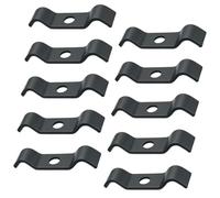 Support pour tubes | 10 pièces Outil rigide réglable de travail lourd - Collier de serrage pour tube en acier inoxydable | Pour maison, lavabo, salle de bain, intérieur, extérieur, plomberie