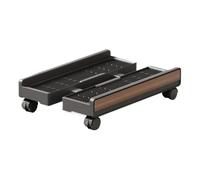 Support pour Unité Centrale PC Plateforme Réglable En Hauteur Avec Roues À | Chariot Pour Unité Centrale pour Bureau Maison Écran Imprimante Console Stockage Sol