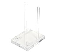 Support présentoir acrylique réglable transparent - Pupitre multifonction pour livres et assiettes - Pour disques vinyles, cartes, œuvres d'art, bureau, table, salon et