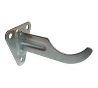 Support radiateur en acier avec embase triangulaire, 100 mm, à visser