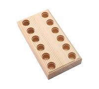 Support Rangement À Pinces Multiples | Base De Rangement En Bois À Fentes Multiples | Organisateur Outils Perlage | Pour Garage, Établi, Armoire, Service Mécanicien, Travaux Construction