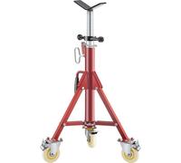 Support réglable pour tuyaux - Support de tuyau - Étau de tuyau - Support de tuyau en forme de V - Support pour tuyaux - Hauteur : 71-131 cm