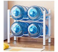 Support robuste pour carafe d'eau, porte-bouteille d'eau de 18 litres avec support de rangement, organisateur de refroidisseur d'eau pour cuisine, bureau, garage
