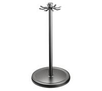 Support rotatif pour ustensiles de cuisine - Support pivotant pour ustensiles de cuisine - Support de rangement rotatif avec crochets - 8 crochets - Pivotant à 360° - Peu encombrant - Aluminium et