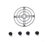 Support roulant pour plantes avec roulettes, support de pot de fleurs robuste, chariot mobile multifonction pour intérieur et extérieur, décoration de jardin (25 x 6 cm)