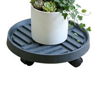 Support roulant pour - Plateforme mobile pour pots de fleurs avec roues de frein, base stable pour , plateau de transport robuste pour jardin, balcon, terrasse, pot intérieur, AC