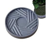 Support roulant pour pot de fleurs | Chariot rond robuste pour pot de fleurs - Base à rouleau - Pour objets lourds, vases, arrière-cour, intérieur, extérieur, maison, jardin